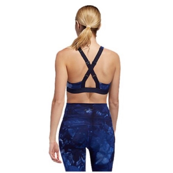 adidas Women's Don't Rest Parley Sports Bra - Legend Ink - Picture 5 of 9